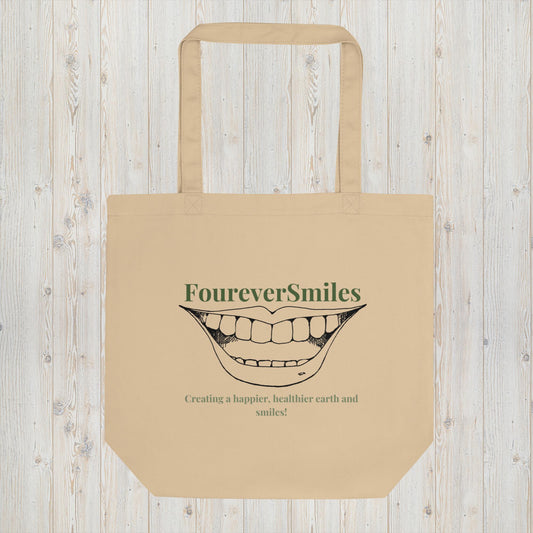 Eco - friendly Tote Bag - FoureverSmiles