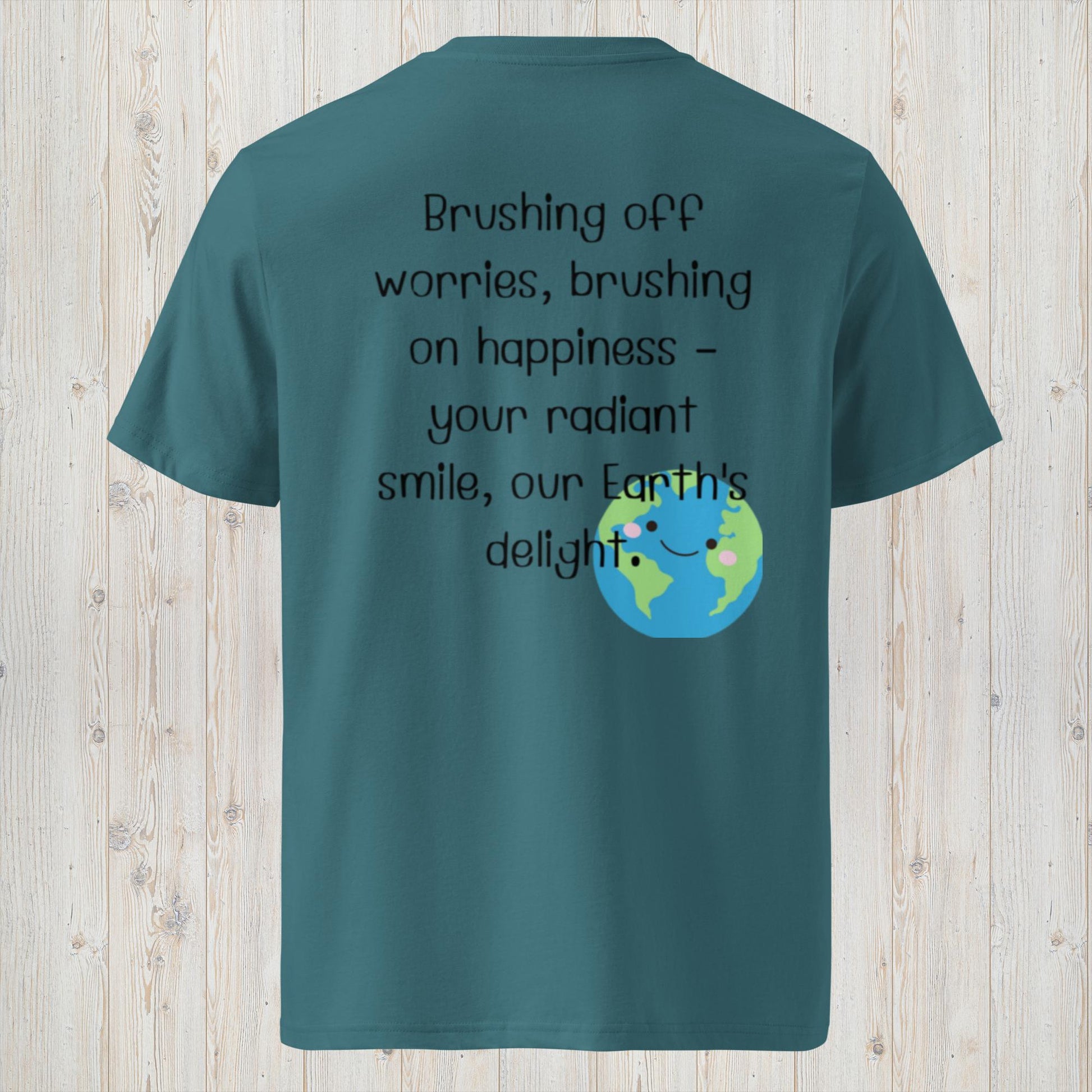 Unisex Organic Cotton T-shirt - Brushing off - FoureverSmiles