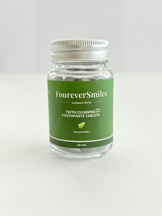 Charcoal Mint Toothpaste Tablets - FoureverSmiles