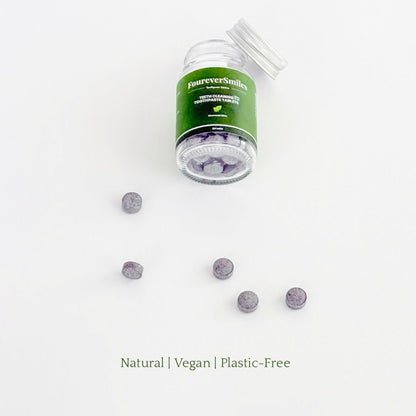 Charcoal Mint Toothpaste Tablets - FoureverSmiles