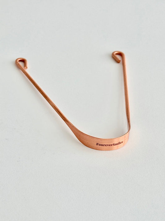 Copper Tongue Scraper - FoureverSmiles