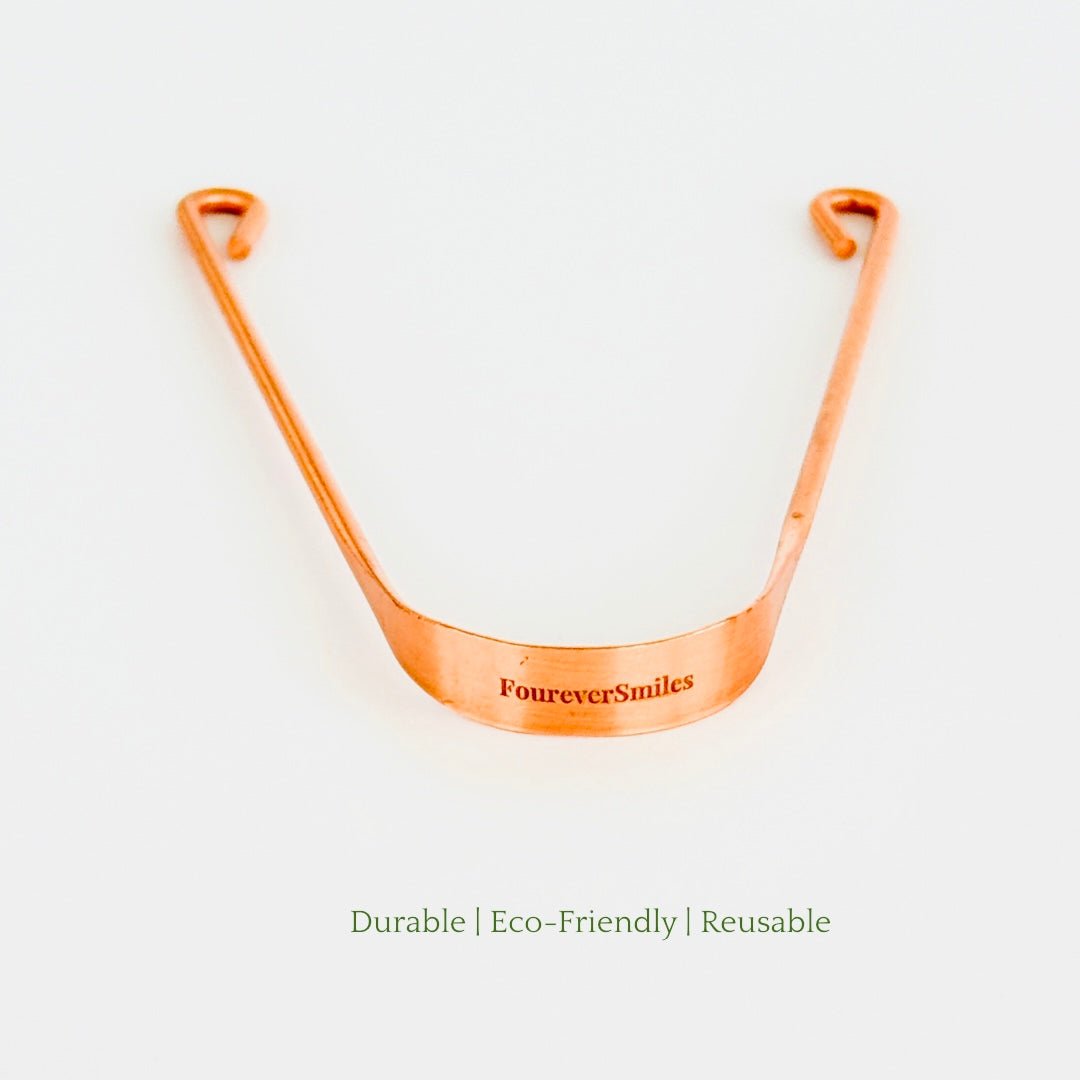 Copper Tongue Scraper - FoureverSmiles