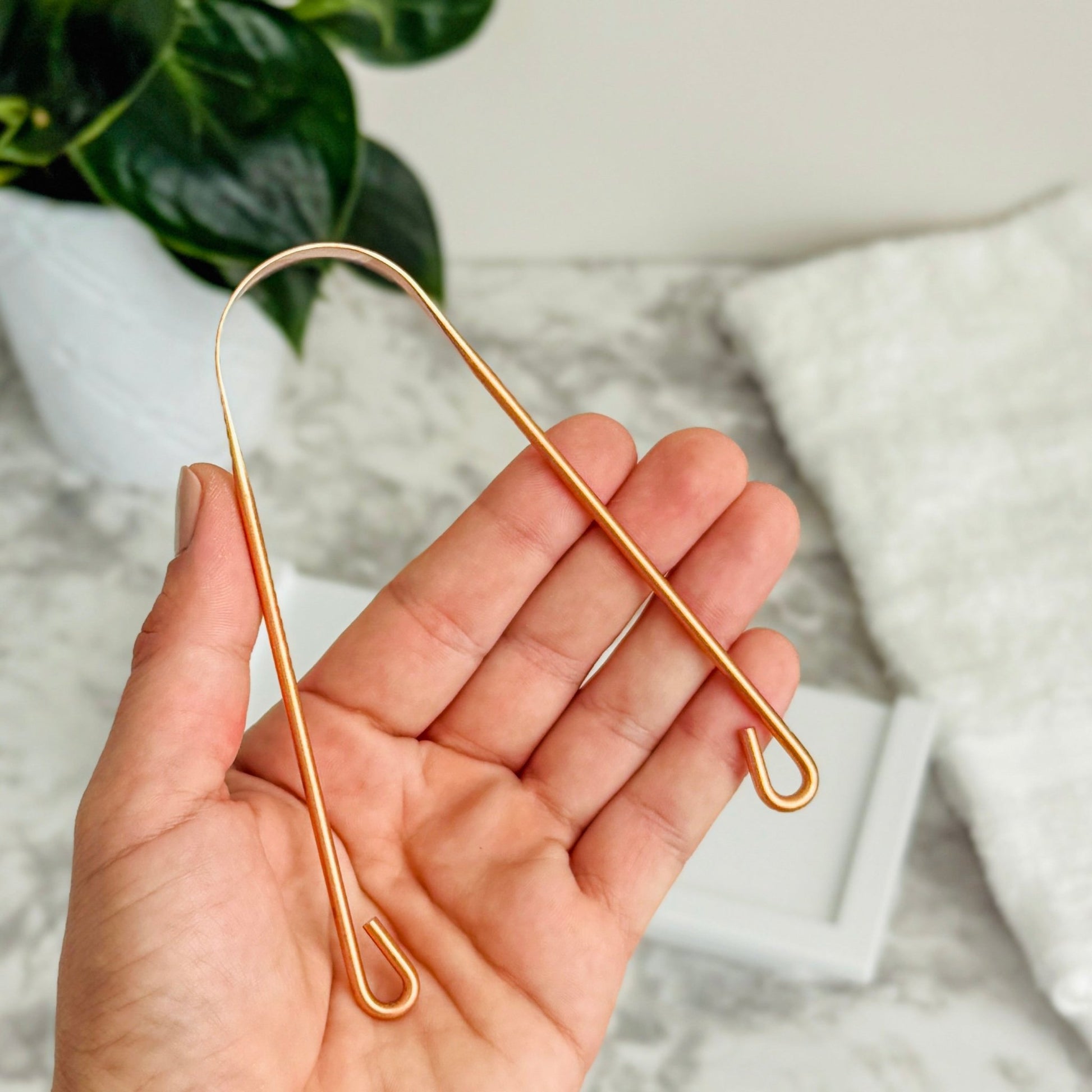 Copper Tongue Scraper - FoureverSmiles