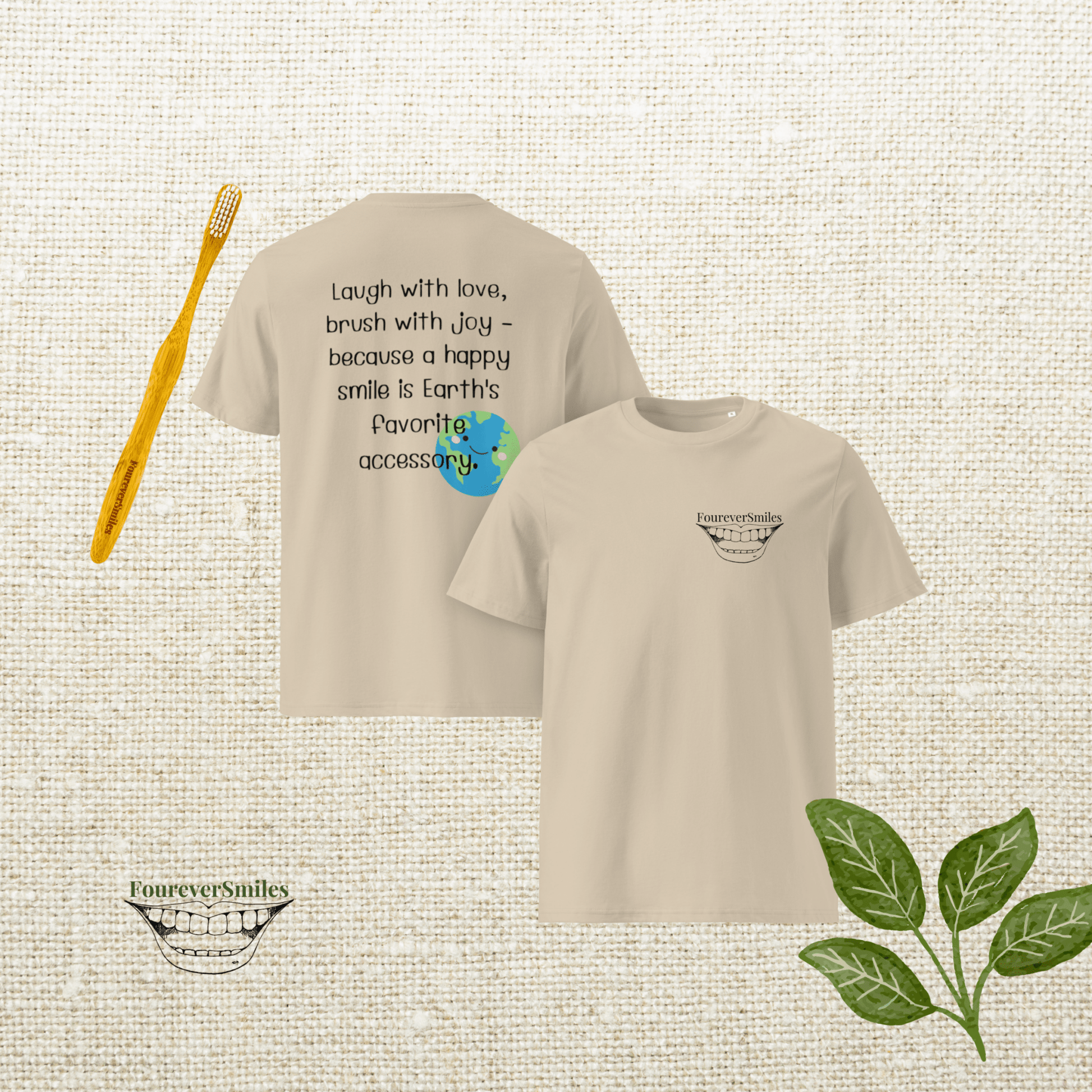 Eco Essential T-Shirt | Organic Cotton | Sustainable, Soft & Stylish - FoureverSmiles