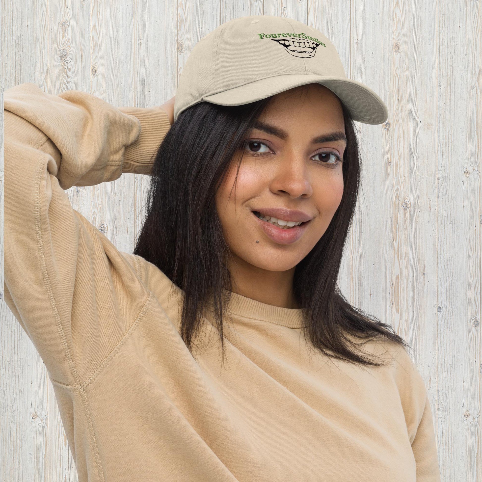 foureversmiles eco-friendly dad hat